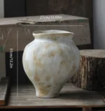 Surprisingly Silent Artistic Feeling Plant Pot Irregular Ceramic Pot Planter Flower Pot Hydroponic Flowers Handmade Arrangement - Image 6