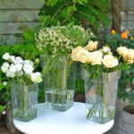 Acrylic Flower Buet Plastic Flower Vase Fre Flowers Dried Flowers Arrangement Home Decoration PET Material Flower Pot - Image 2
