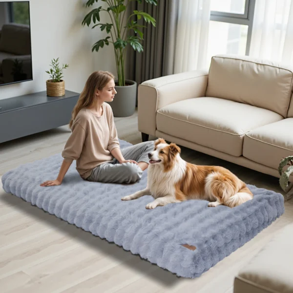 Ultimate Comfort Fluffy Bed for Extra Large Dogs, Washable