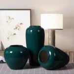 Modern minimalist Jingdezhen ceramic vase ornament dining table TV cabinet living room flower arrangement decoration - Image 3