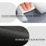 1pc 40*60cm Super Absorbent Floor Mat For Bathroom Non Slip, Fast Drying Soft, Carpet Shower Tub Outdoor Doormat - Image 3