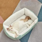 Cozy Square Cat Nest: Anti-Skid Comfort for Feline Bliss - Image 4