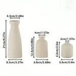 Elegant 3-Piece Bohemian Ceramic Vase Set for Chic Interiors - Image 6