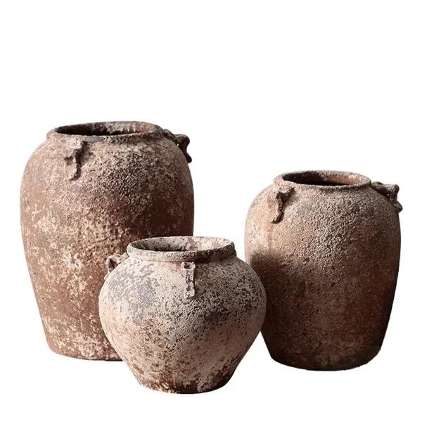 Charming Handmade Terracotta Vase for Succulents & Flowers