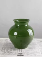 Jingdezhen Ceramic Vase Table Living Room Flower Arrangement Decorative Green Pot Succulent Altar Tea Room Zen Arrangement - Image 6