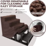 Elevate Your Pup's Comfort: 5-Step Washable Pet Stairs - Image 5