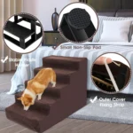Elevate Your Pup's Comfort: 5-Step Washable Pet Stairs - Image 4