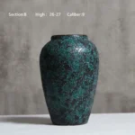 Jingdezhen-Vintage Chinese Traditional Ceramic Vase, Dark Blue, Home Decoration, Fine Rough Surface Furnishings - Image 2