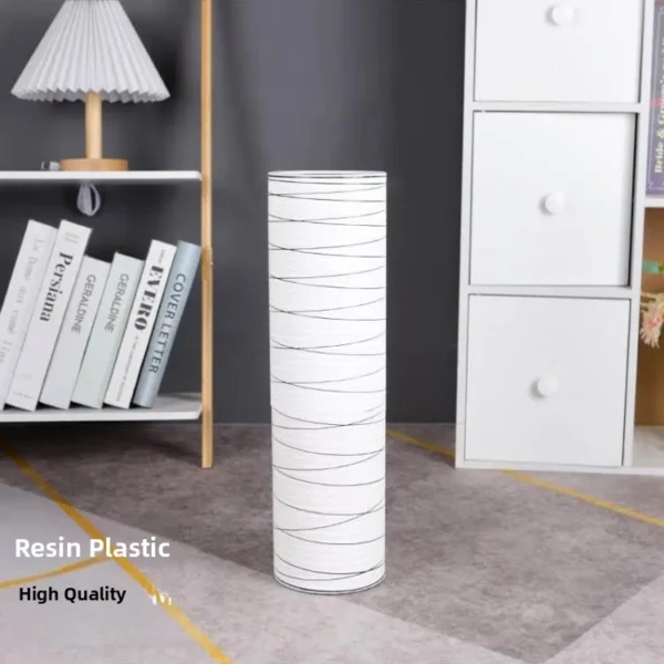 Minimalist Rattan Iron Art Vase for Elegant Floral Displays