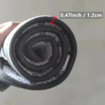 Furry solid color embroidery bathroom thick absorbent floor mat thick shower room non-slip foot mat dirt-resistant entrance mat - Image 6