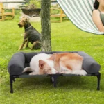 Ultimate XXL Raised Dog Bed with Cooling Plush Comfort - Image 3