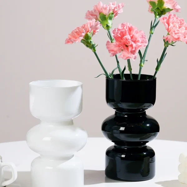 Nordic Minimalist Luxury Glass Vase Set for Elegant Decor