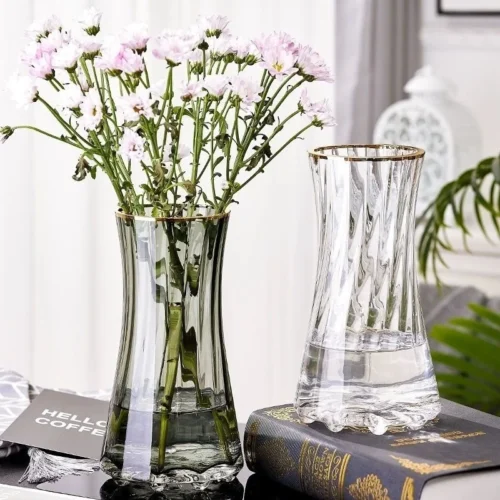Stunning Nordic Glass Flower Vase – Elevate Your Decor
