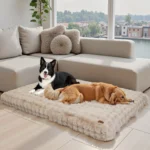 Luxurious Ultra Plush Dog Bed - Soft, Washable, Cozy Cushion