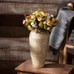 Ceramic retro inserted dried flowers living room soft ornaments ornaments TV cabinet Creative home modern Hong Kong style Japane - Image 3