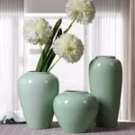 Modern minimalist Jingdezhen ceramic vase ornament dining table TV cabinet living room flower arrangement decoration
