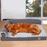 XXL Orthopedic Dog Bed - Luxe L-Shape Lounge with Washable Cover
