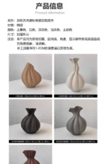 Livetai Wabi-Sabi Handmade Ceramic Vase, Organic Artistic Flower Pot for Living Room, Study & TV Console, Modern Boho Decor - Image 5