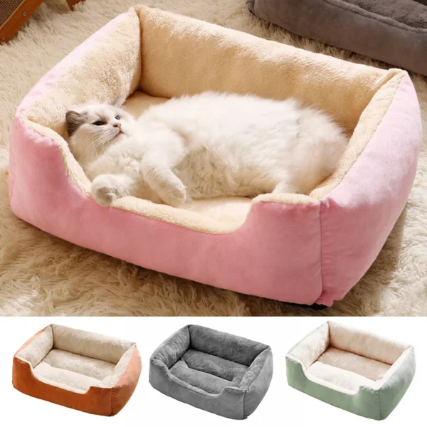 Soft Dog Beds Pets Bed Accessories Kitten Puppy Goods Cat Houses Habitats Basket Supplies Pet Cushions Products cama para perros