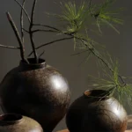 Zen Retro New B&B Ceramic Vase Restaurant Living Room Home Decorative Ornament Pottery Jar Altar Jar - Image 2
