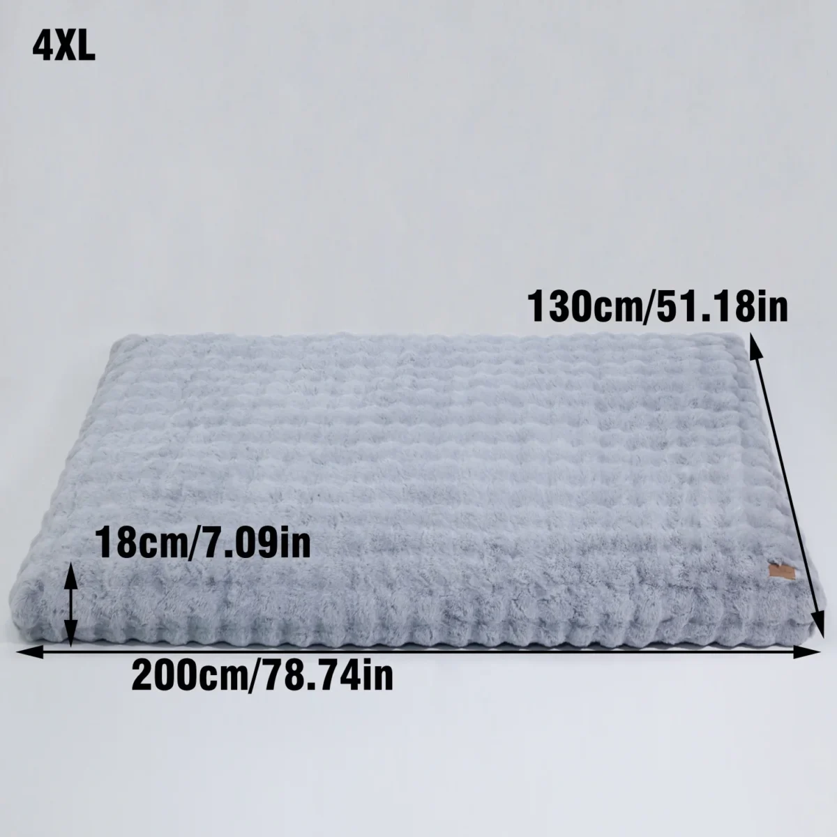 M-4Xl Ultra-Soft Plush Dog Bed Pet Cat Calming Sleeping Bed Thicker Foam Base Crate Bed Multiple Sizes Option For Dogs - Image 4