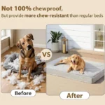 Ultimate Chew-Proof Dog Bed for Large Breeds - Waterproof Comfort - Image 4