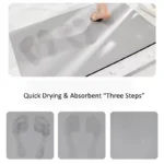 Non-Slip Bathroom Mat Soft Diatomite Mat Super Absorbent Bath Mat Quick Drying House Entrance Mat Kitchen Shower Rug baño - Image 3