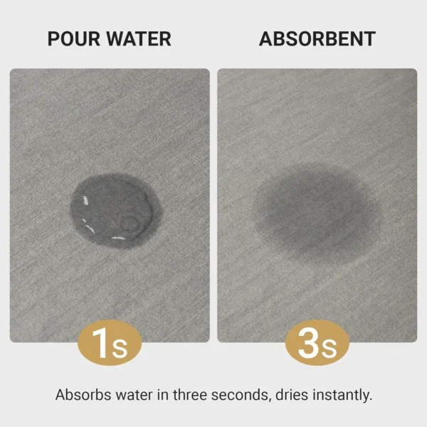 Super Absorbent Bathroom Rug Ultra Thin Diatom Mud Bath Mat Non Slip Bathroom Floor Mat Soft Drying Entrance Mats Bathroom Decor