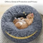 Cozy Round Pet Bed in Stylish Gradient for Large Dogs - Image 2