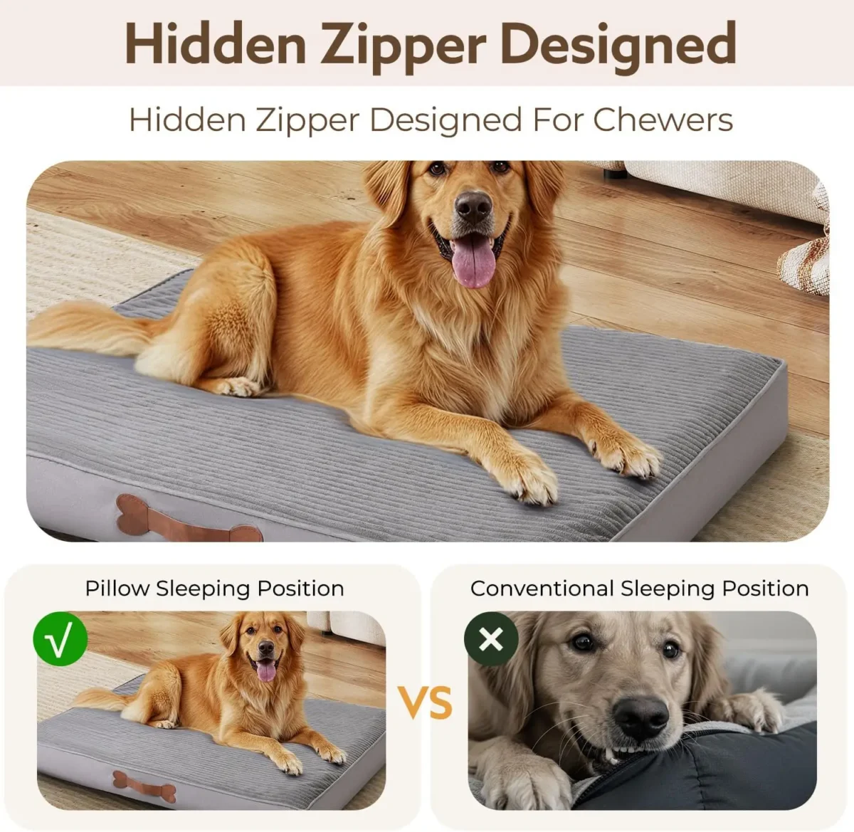 Dog Bed Egg Crate Foam Mattress - Universal Fit For Most Dog Crates &Amp; Kennels, Orthopedic Comfort Pet Mat With Non-Slip Bottom, - Image 5