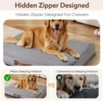 Dog Bed Egg Crate Foam Mattress - Universal Fit for Most Dog Crates & Kennels, Orthopedic Comfort Pet Mat with Non-Slip Bottom, - Image 5