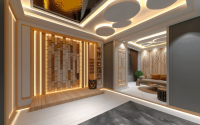 Accent Wall Designs With LED Backlighting