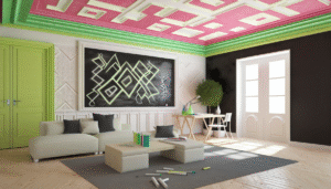 Accent Walls Using Chalkboard Paint