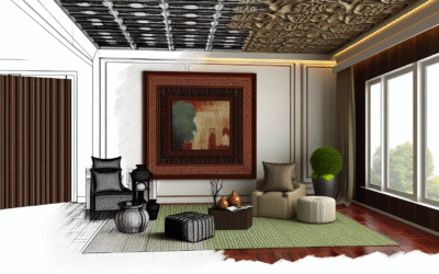 Accent Walls With Fabric Applications