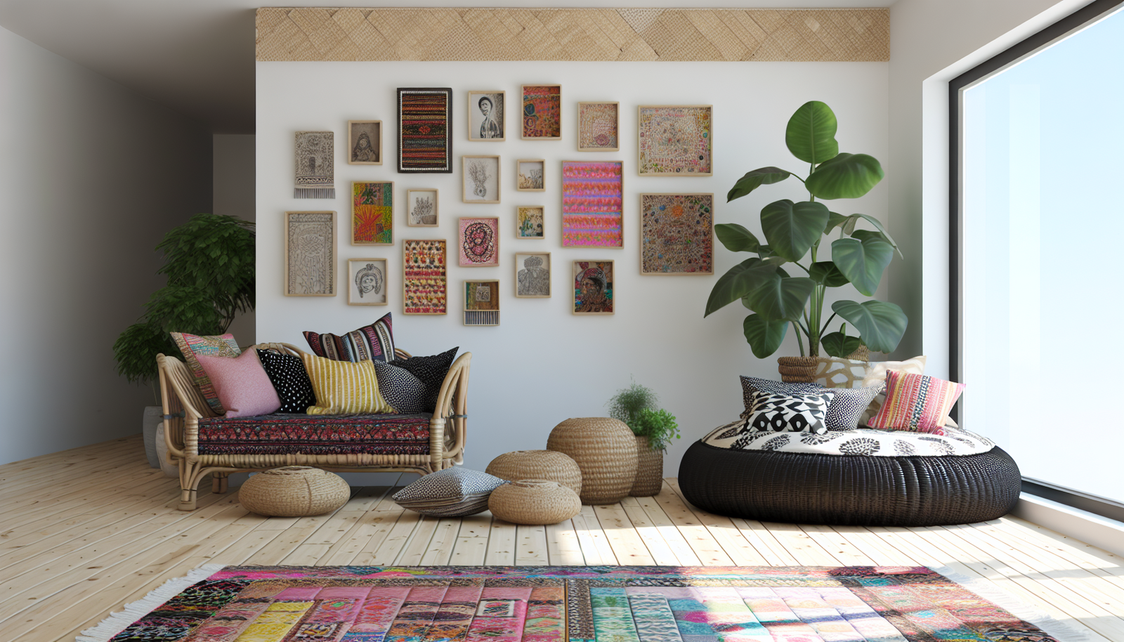 Boho Details In Modern Interiors