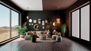 Brightening the Mood: Expert Tips for Decorating with Dark Walls Without Feeling Gloomy