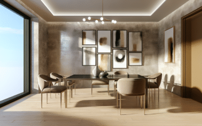 Elevate Your Dining Experience: Stunning Gallery Wall Styles That Add Drama and Elegance