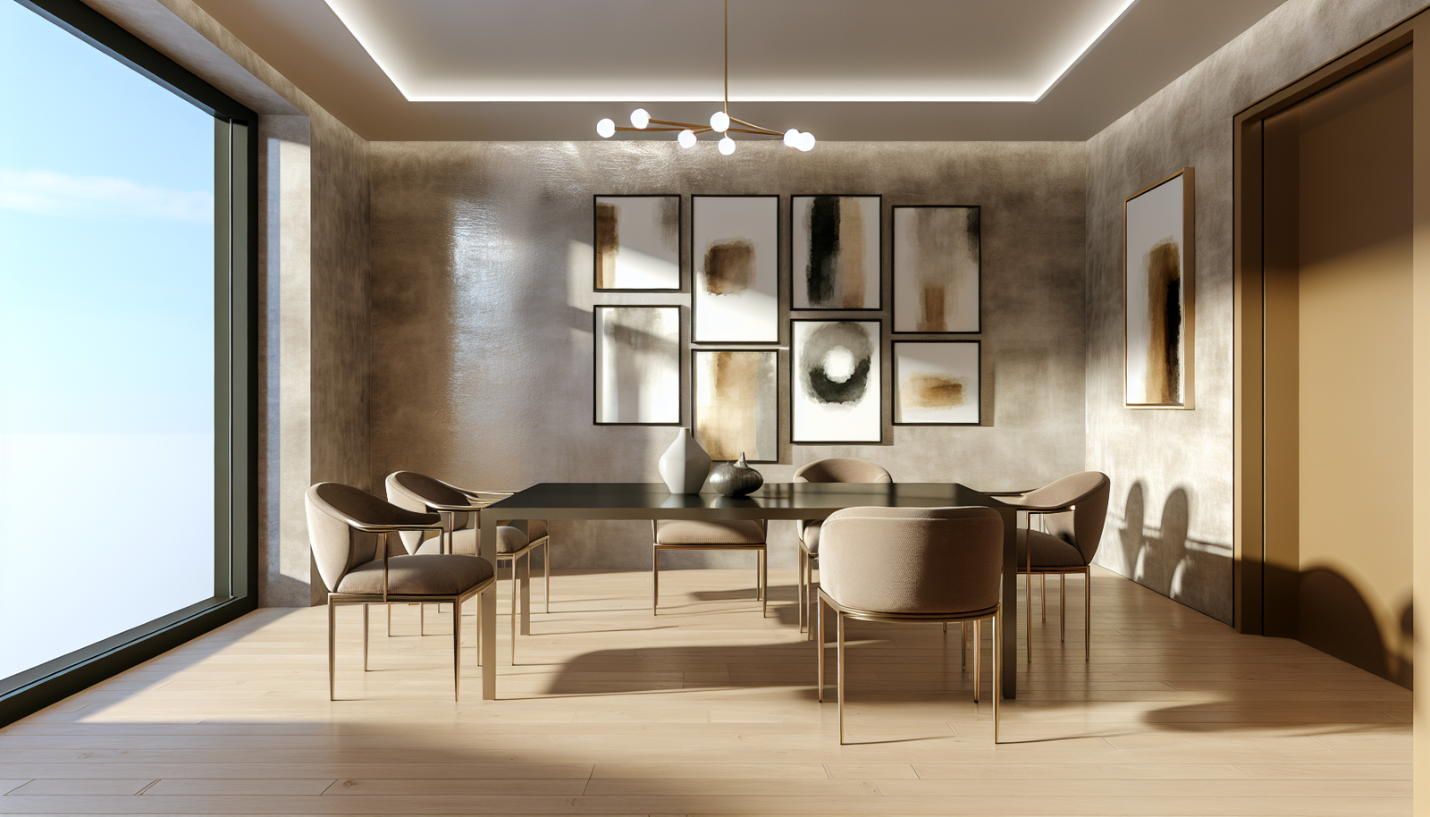 Elevate Your Dining Experience: Stunning Gallery Wall Styles That Add Drama and Elegance