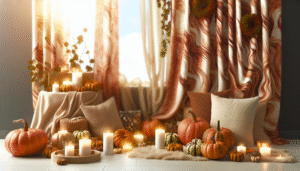 Embrace Nature’s Flow: Stunning Fluid Pattern Drapes for an Organic Spring Style