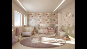 Floral Wallpaper For Nurseries