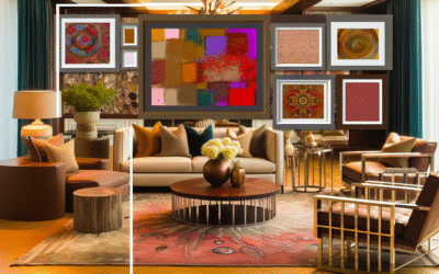 Striking the Perfect Balance: Mixing Bold Art with Subtle Accessories for Stunning Interiors