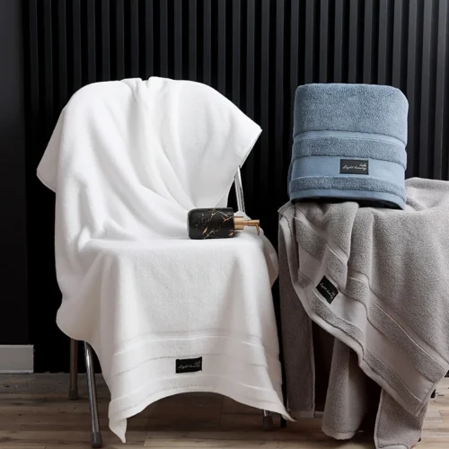 Luxury Cotton Towel Set - Super Absorbent & Quick-Dry!