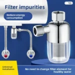 Premium Stainless Steel Water Filter for Clean, Refreshing Showers