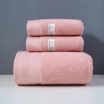 Luxurious 100% Cotton Bath Towel Set - Soft & Quick-Dry - Image 3