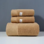 Luxurious 100% Cotton Bath Towel Set - Soft & Quick-Dry - Image 5