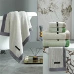 Luxurious Organic Cotton Towel Set - Soft & Quick-Dry Comfort - Image 5