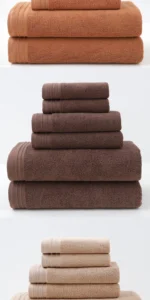 Indulge in Luxury: 6-Piece 100% Cotton Towel Set - Image 8