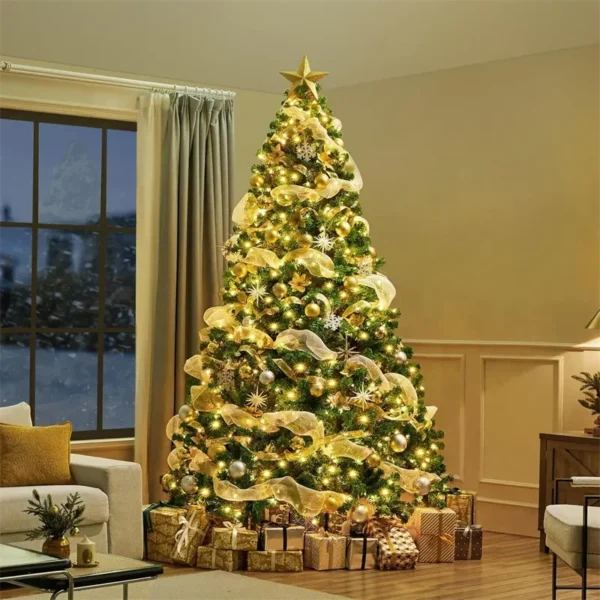 Pre-Lit Frosted Christmas Tree - Lifelike Holiday Decor
