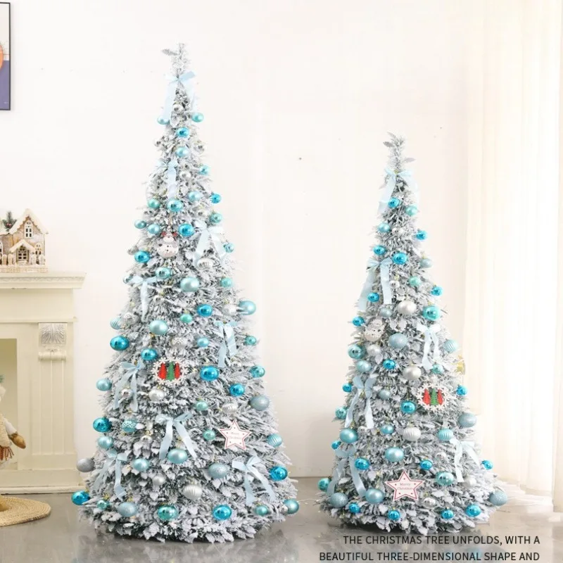 Kf-S5Dae2951C79545F29C61A799Ae655C18G Snow Flocked Christmas Tree - 180 Cm Holiday Decor - Image 1
