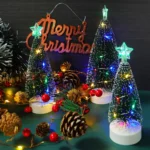 Colorful Glowing Pine Needle Christmas Tree Decor